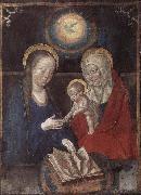 unknow artist Virgin and Child with St Anne oil painting on canvas